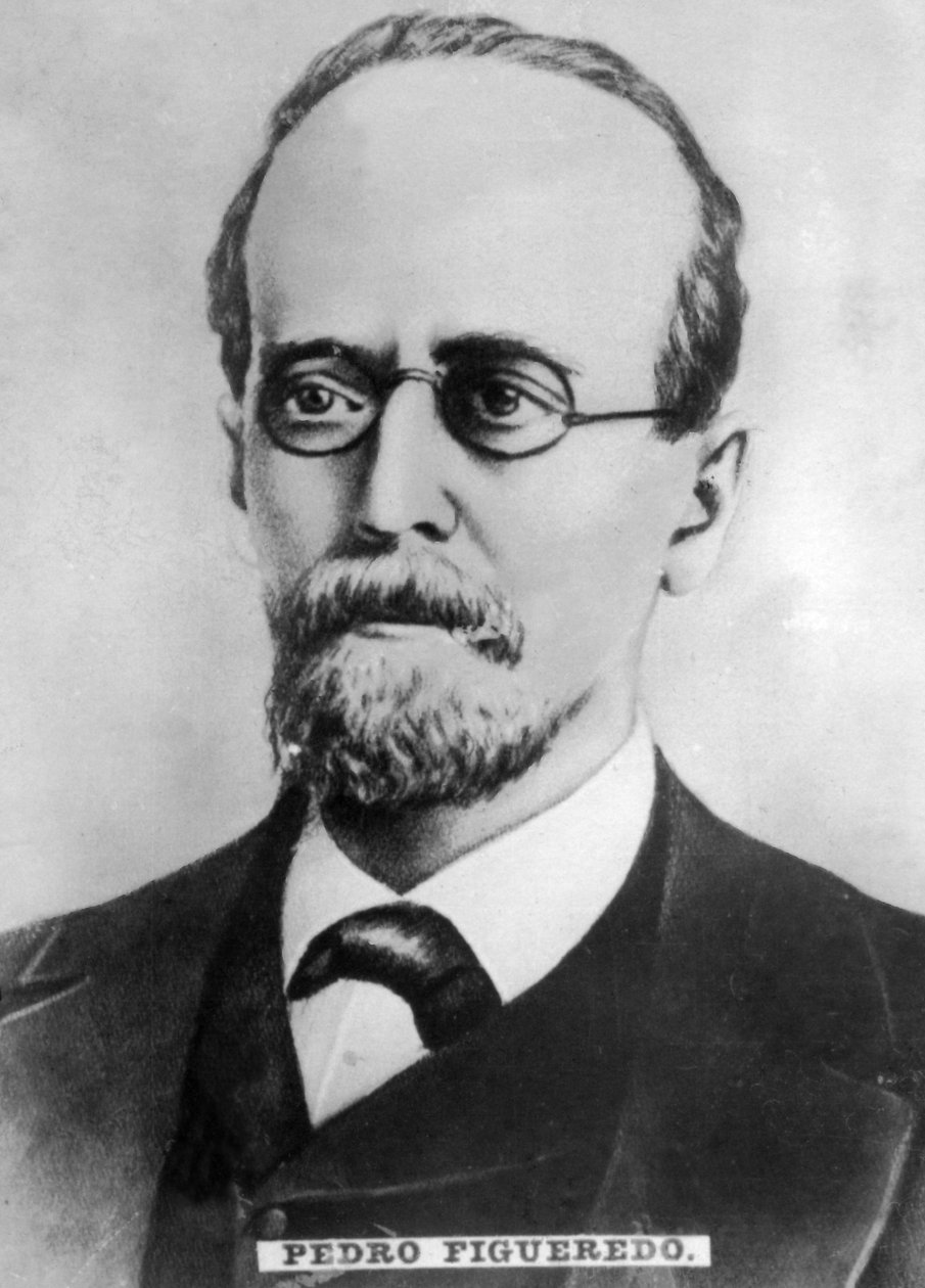 Pedro Felipe Figueredo 1818-1870, kubansk poet, musiker och frihetskämpe, c1910 av Unbekannt