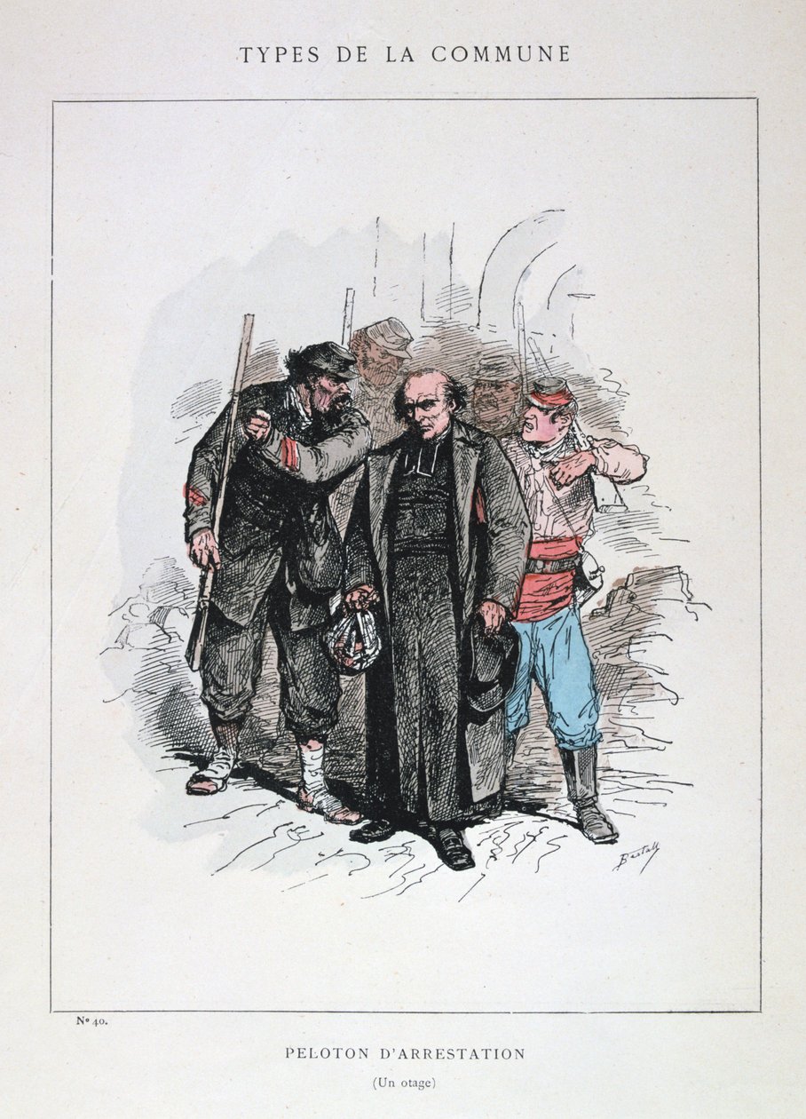 Arrestgrupp, Paris kommun, 1871 av Unbekannt