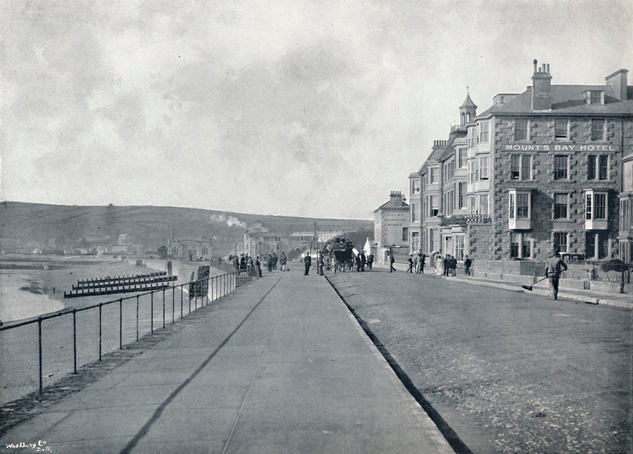 Penzance - Esplanaden, 1895 av Unbekannt