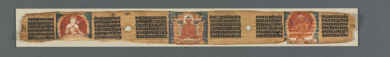 Perfektion av visdom i åtta tusen rader: Ashtasahasrika Prajnaparamita...recto, 1119. av Unbekannt