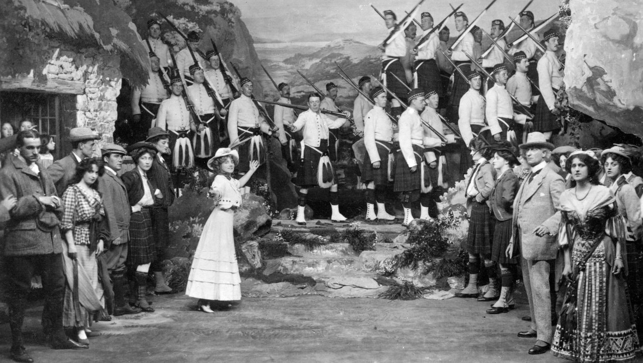 Föreställning av The Gay Gordons, c1907 av Unbekannt