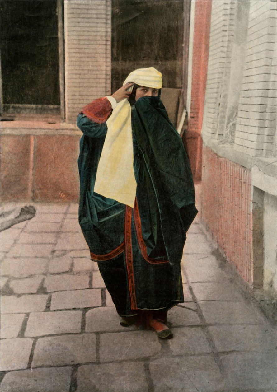 Persane En Costume De Ville, Persian in City Dress, 1900. av Unbekannt