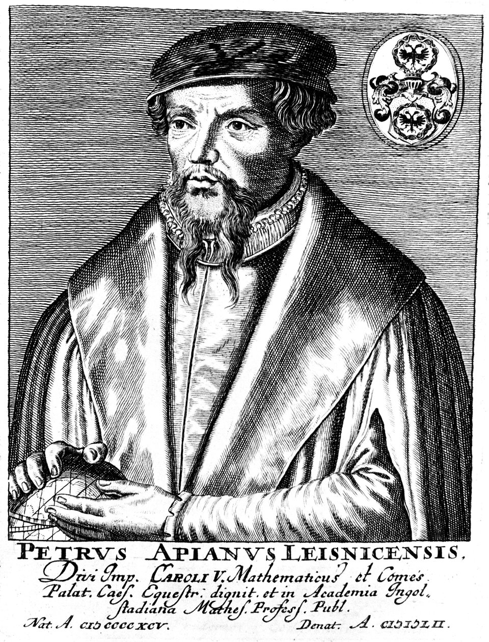 Peter Apian 1495-1552, tysk geograf, matematiker och astronom av Unbekannt