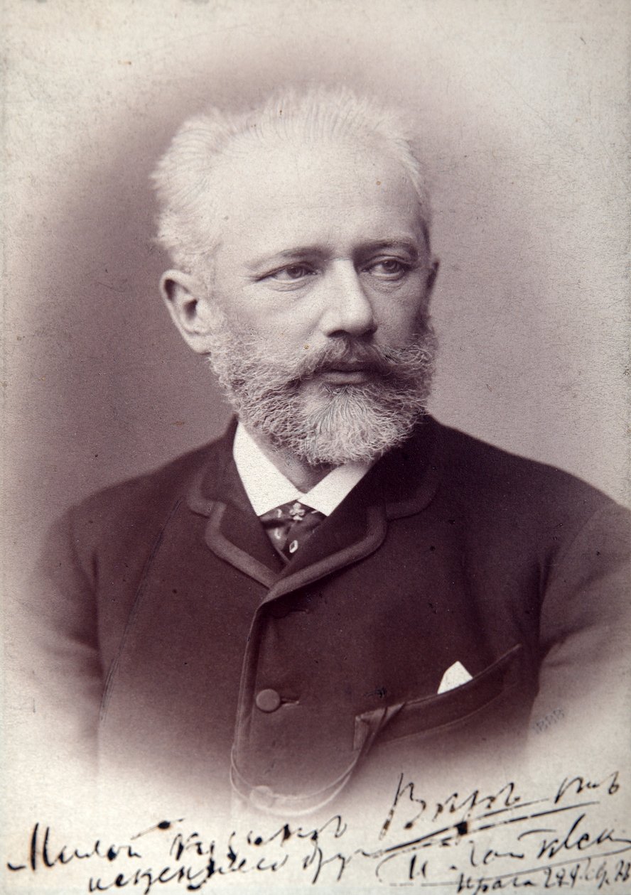 Peter Tjajkovskij, rysk kompositör, 1888 av Unbekannt
