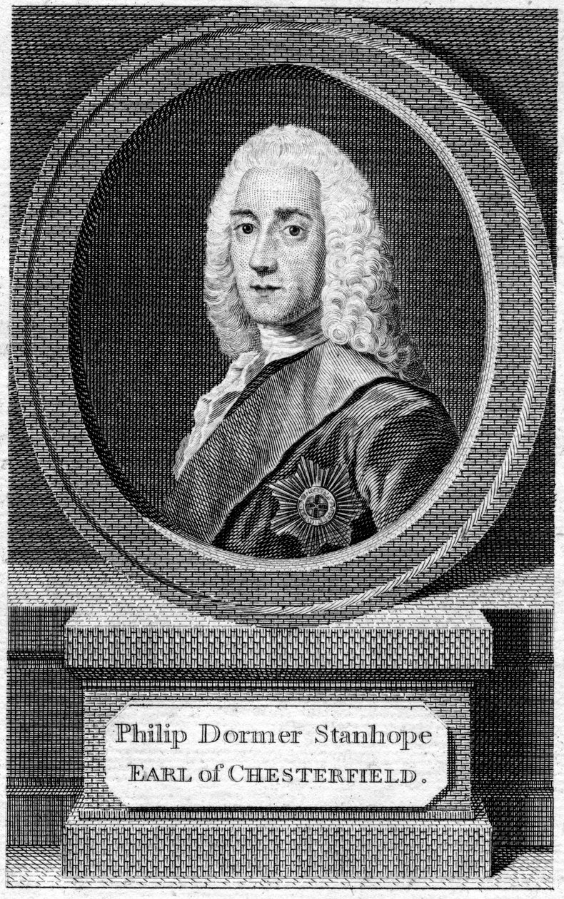 Philip Dormer Stanhope 1694-1773, 4:e greven av Chesterfield, 1800-talet av Unbekannt