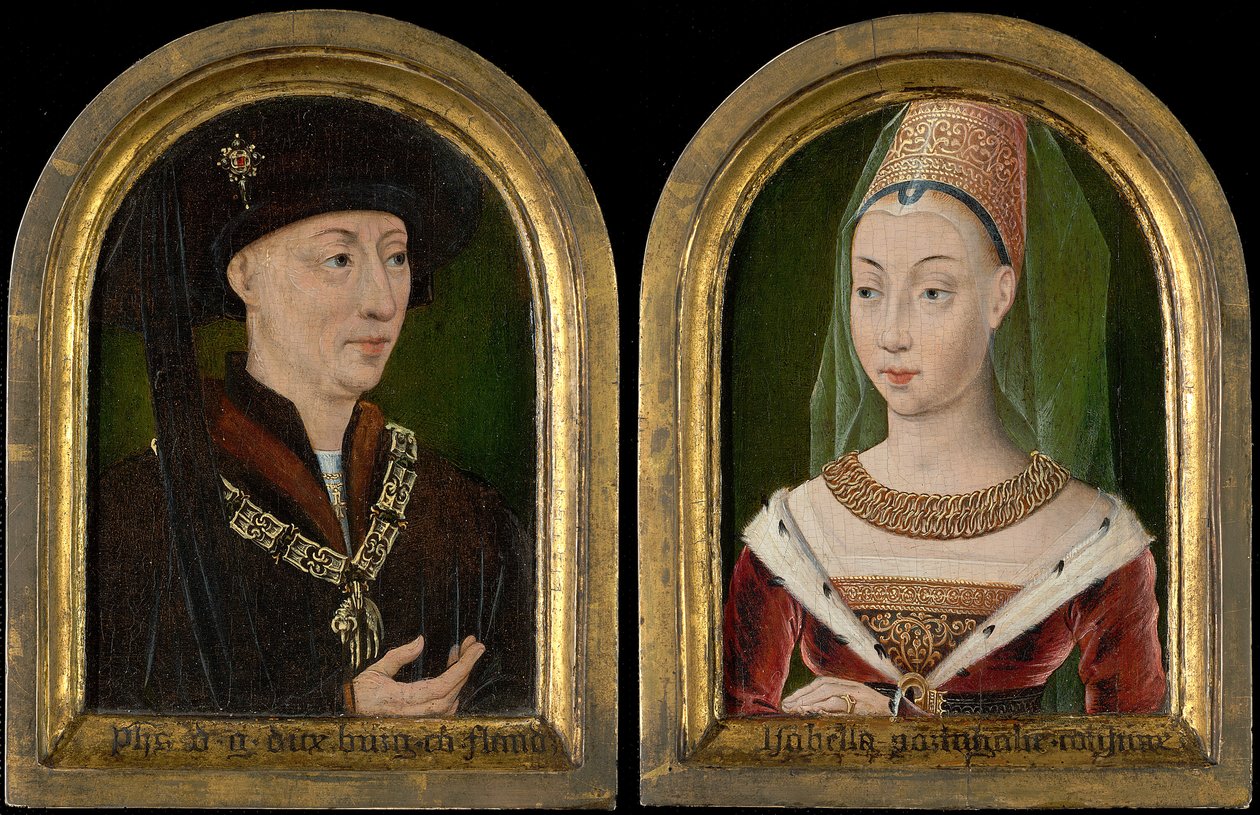 Filip den gode, hertig av Bourgogne, Isabelle av Bourbon, ca. 152030. av Unbekannt