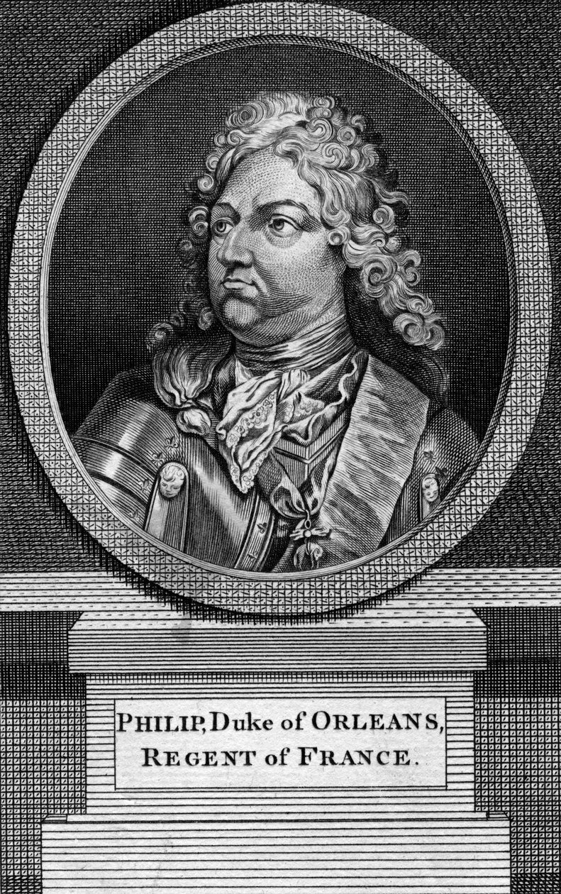 Philippe II, hertig av Orleans och regent av Frankrike av Unbekannt