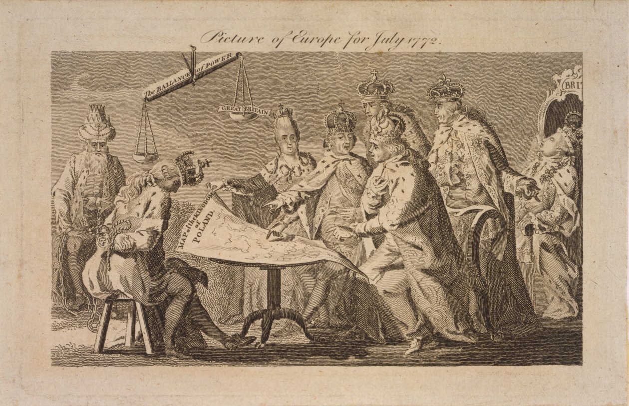 Bild av Europa för juli 1772, 1772 av Unbekannt