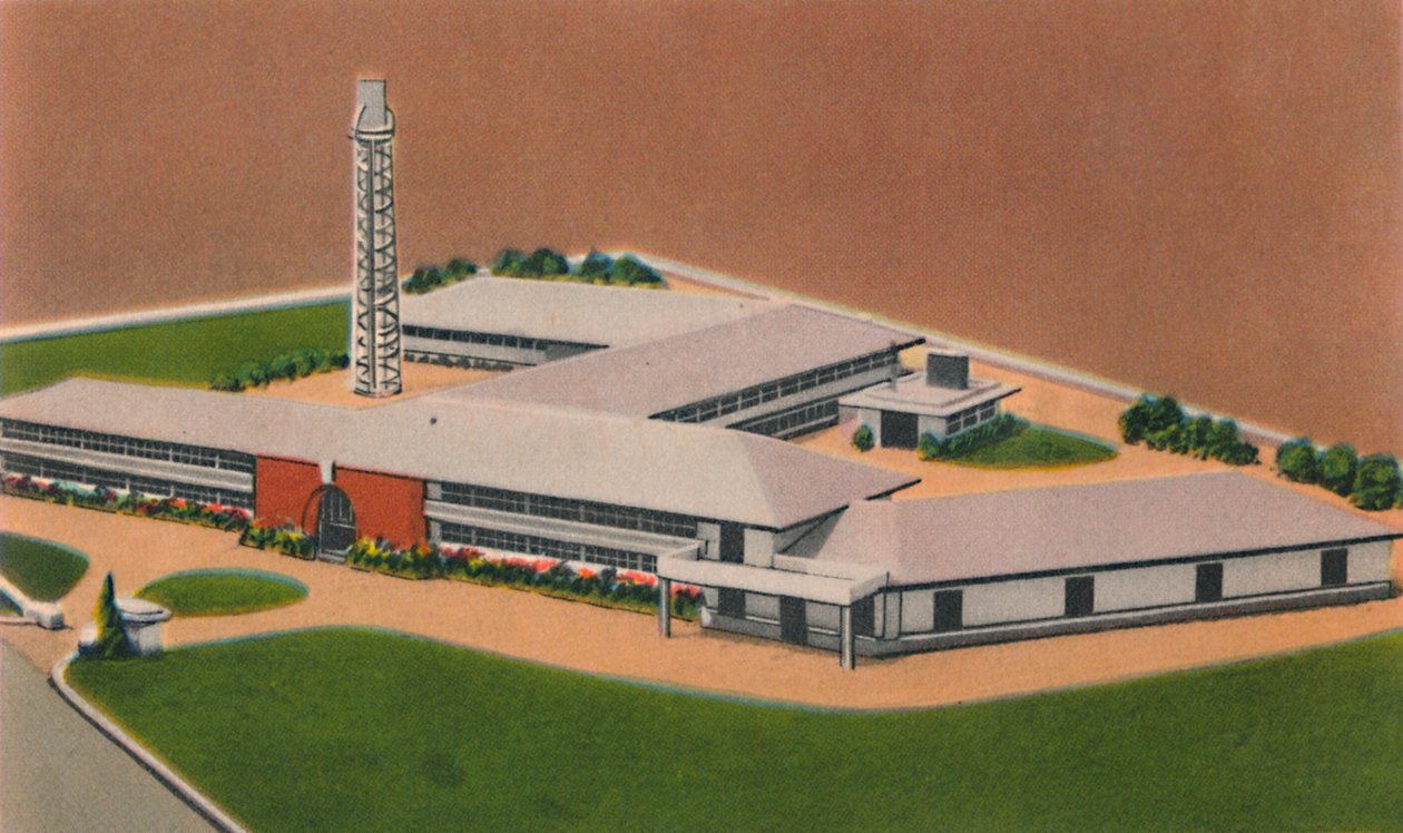 Pielroja cigarettfabrik, Colombian Tobacco Co. Inc., Barranquilla, c1940-talet av Unbekannt