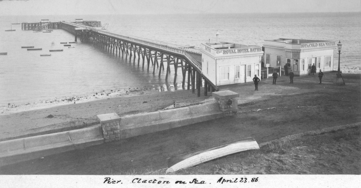 Pier Clacton on Sea, 23 april 1886 av Unbekannt