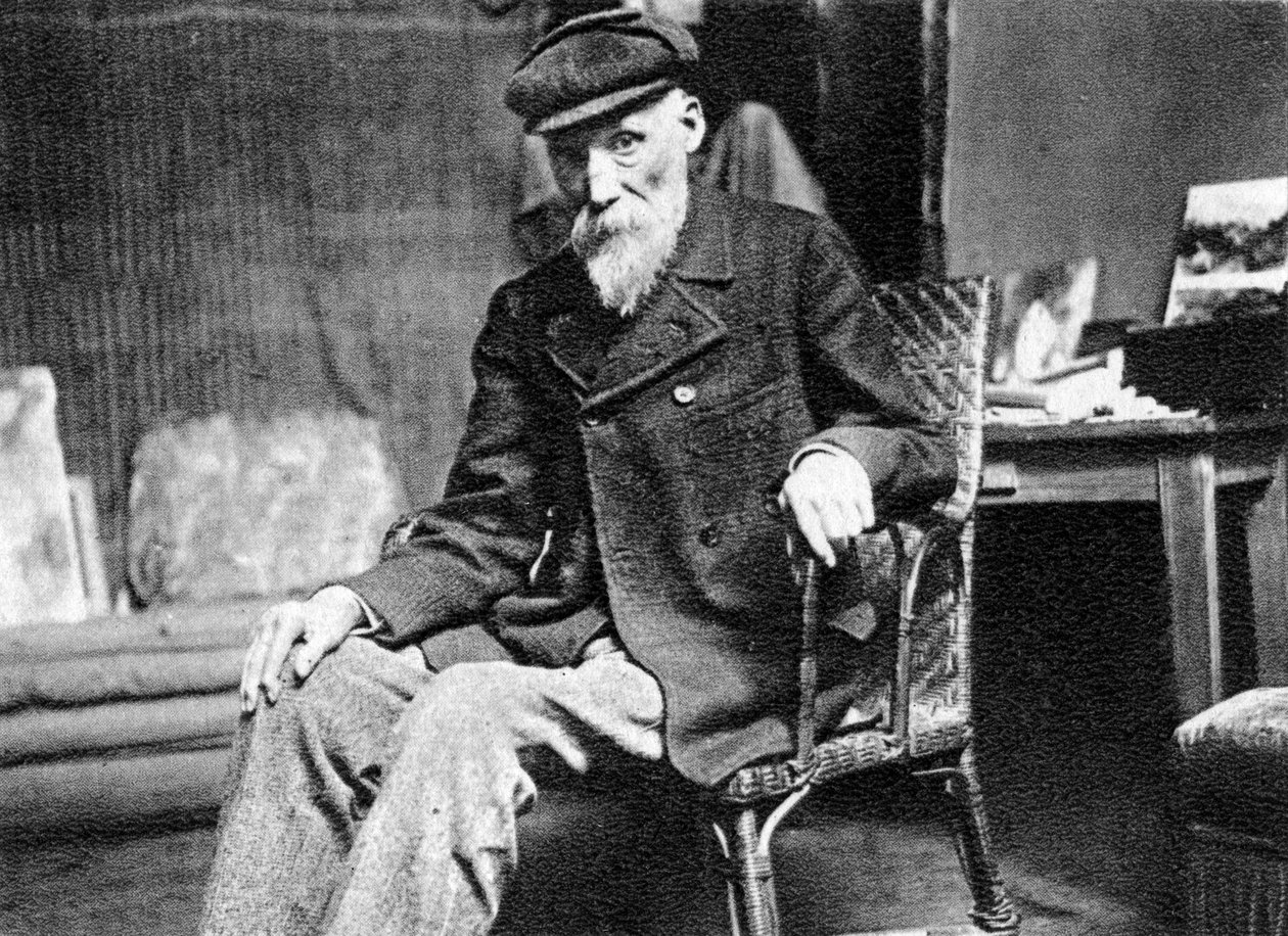 Pierre-Auguste Renoir, fransk konstnär, 1917 av Unbekannt