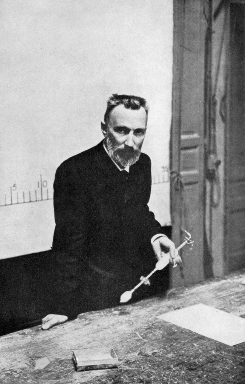Pierre Curie, fransk kemist, då professor i fysik vid Sorbonne, 1906 av Unbekannt