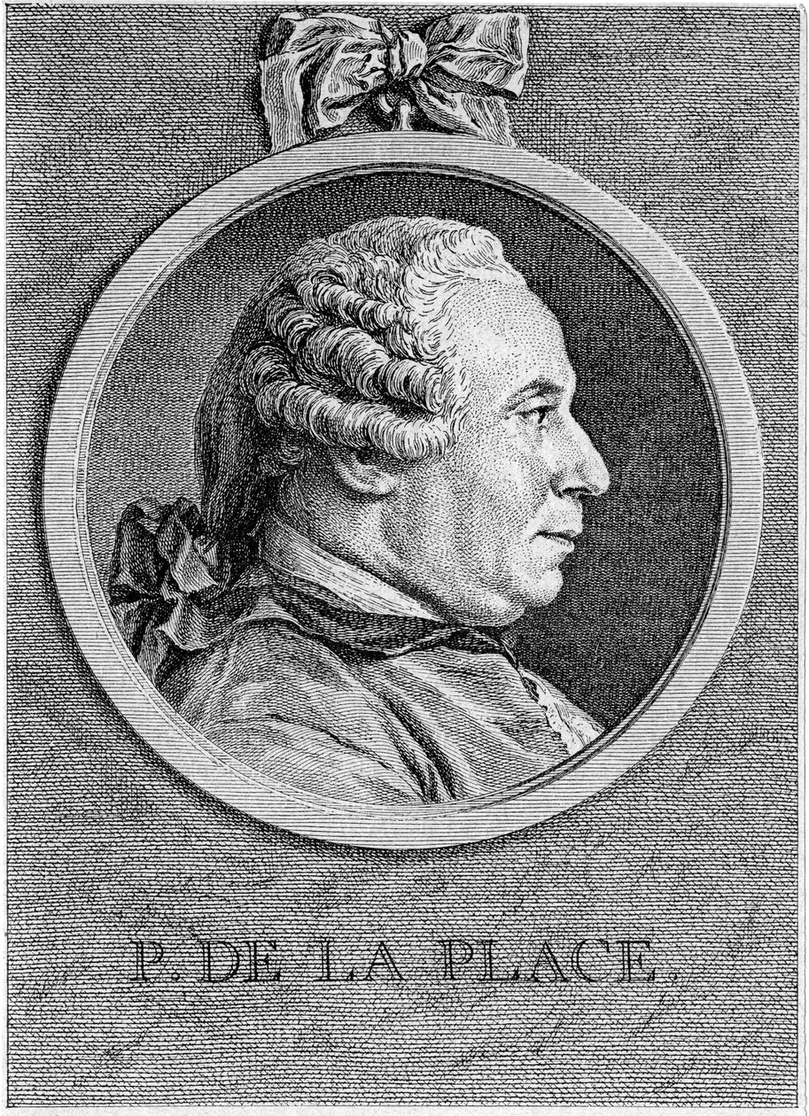 Pierre Simon Laplace, fransk matematiker och astronom, 1700-tal av Unbekannt