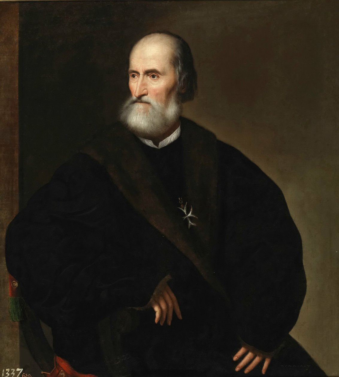Pietro Bembo som prior av Knights Hospitaller, ca 1537. av Unbekannt