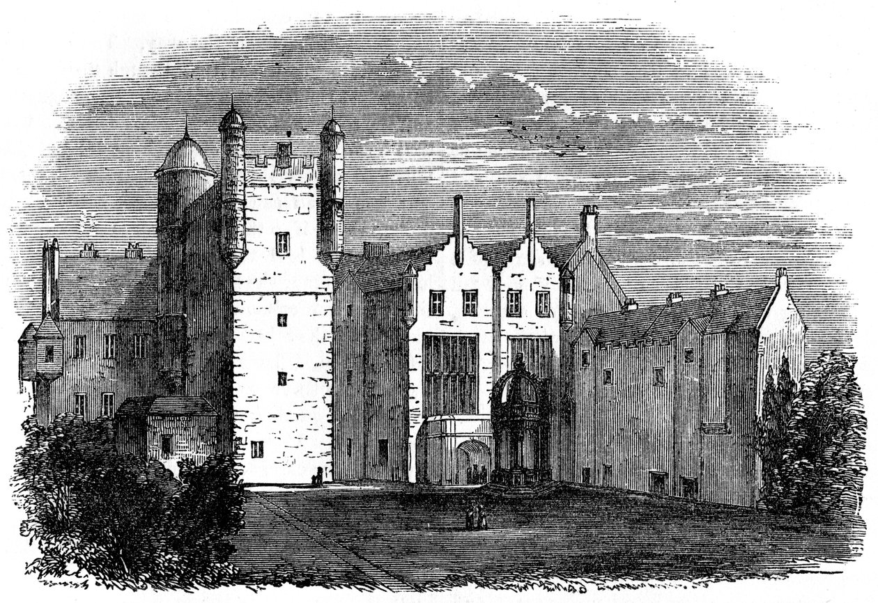 Pinkie House, Musselburgh, East Lothian, Skottland, 1700-talet 1800-talet av Unbekannt