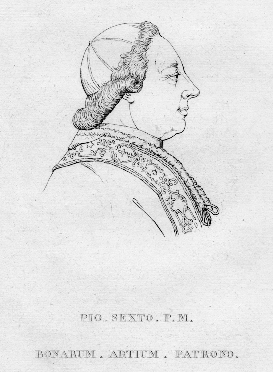 Pius. Sjätte P.M. Bra saker. Konst. Patron., c1850 av Unbekannt