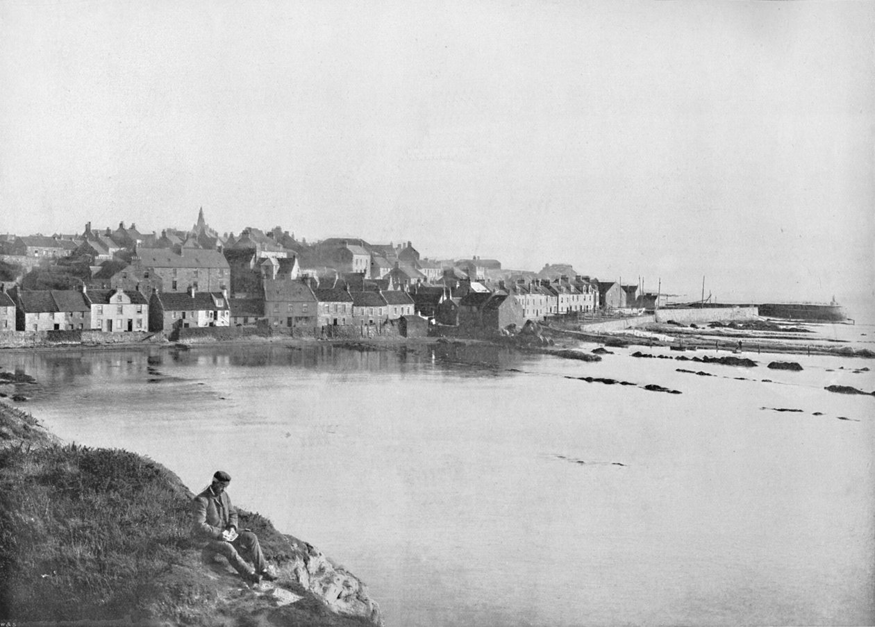 Pittenweem - Från väst, 1895 av Unbekannt