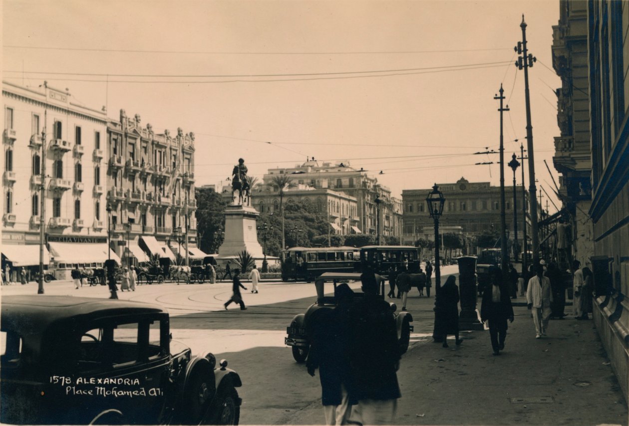 Place Muhammad Ali, Alexandria, Egypten, 1936 av Unbekannt