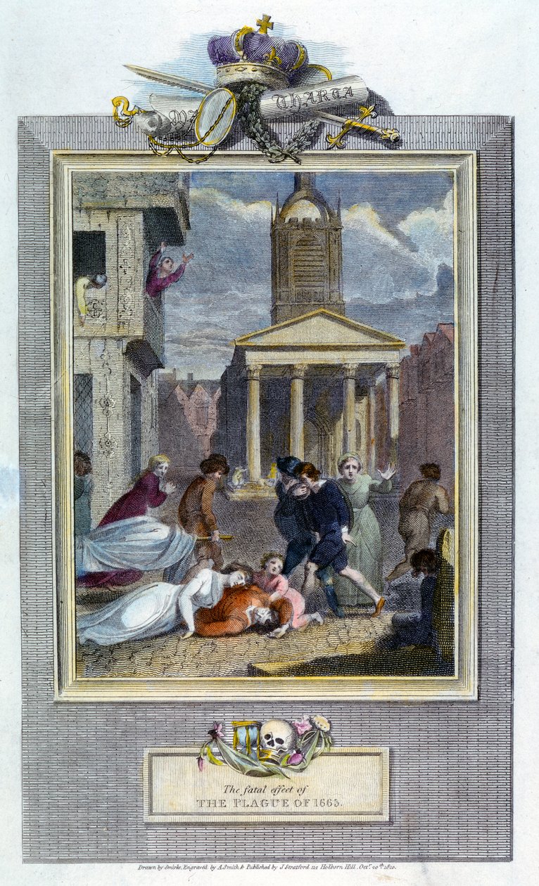 Londonpest, 1665 1810 av Unbekannt