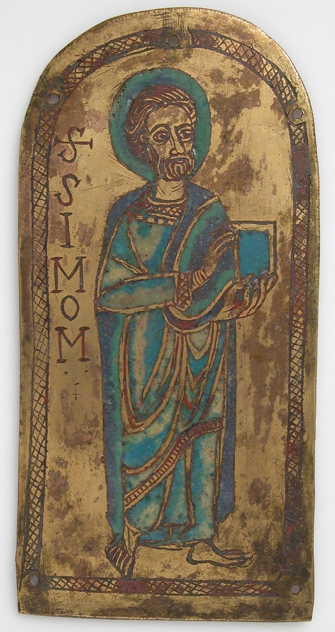 S:t Simons plakett, tysk, 1100-talet. av Unbekannt
