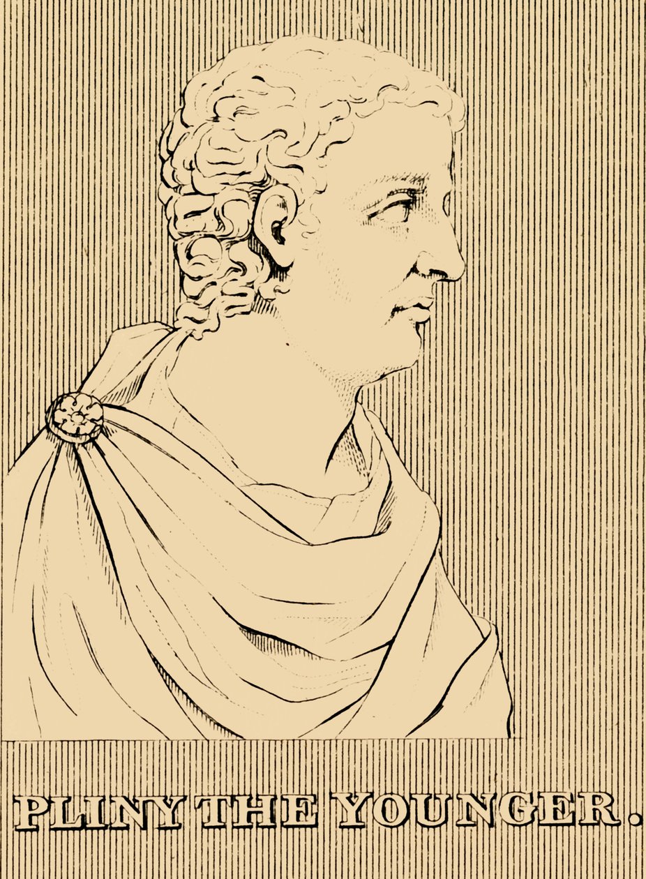 Plinius den yngre, 61-c113, 1830. av Unbekannt