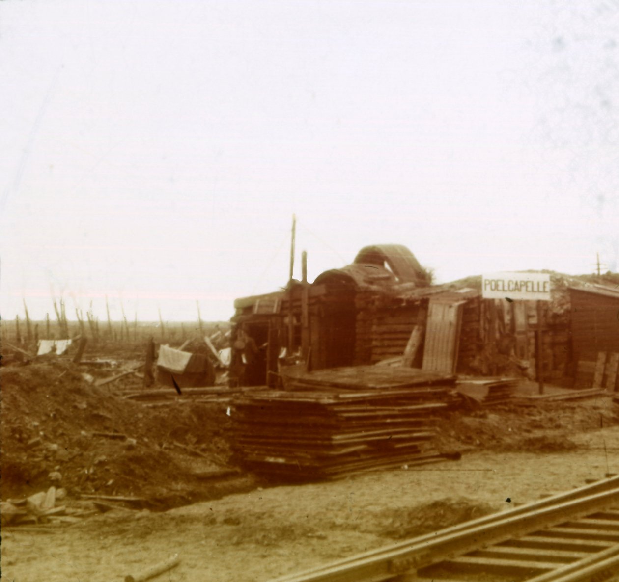 Poelcapelle, Flandern, Belgien, c1914-c1918 av Unbekannt