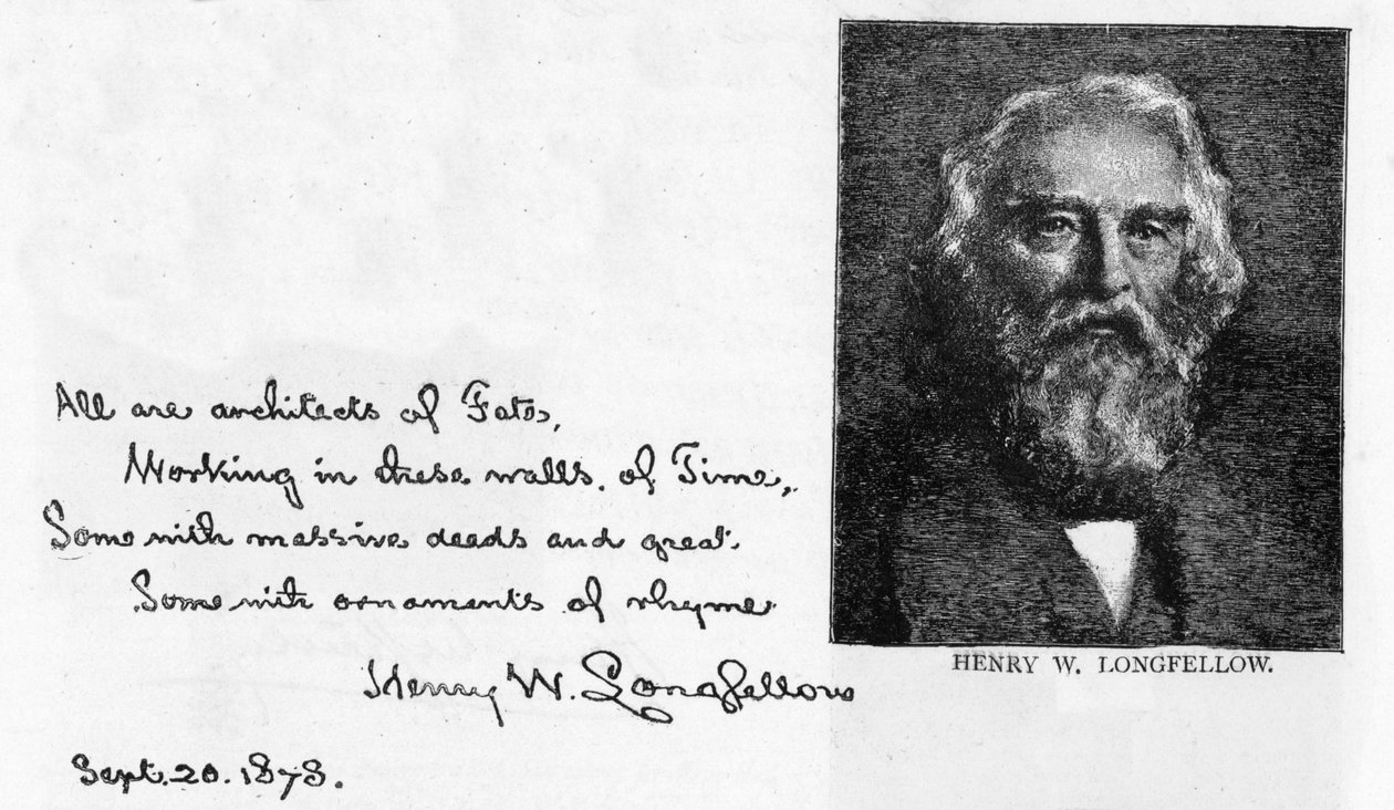 Dikt skriven av Henry Longfellow av Unbekannt