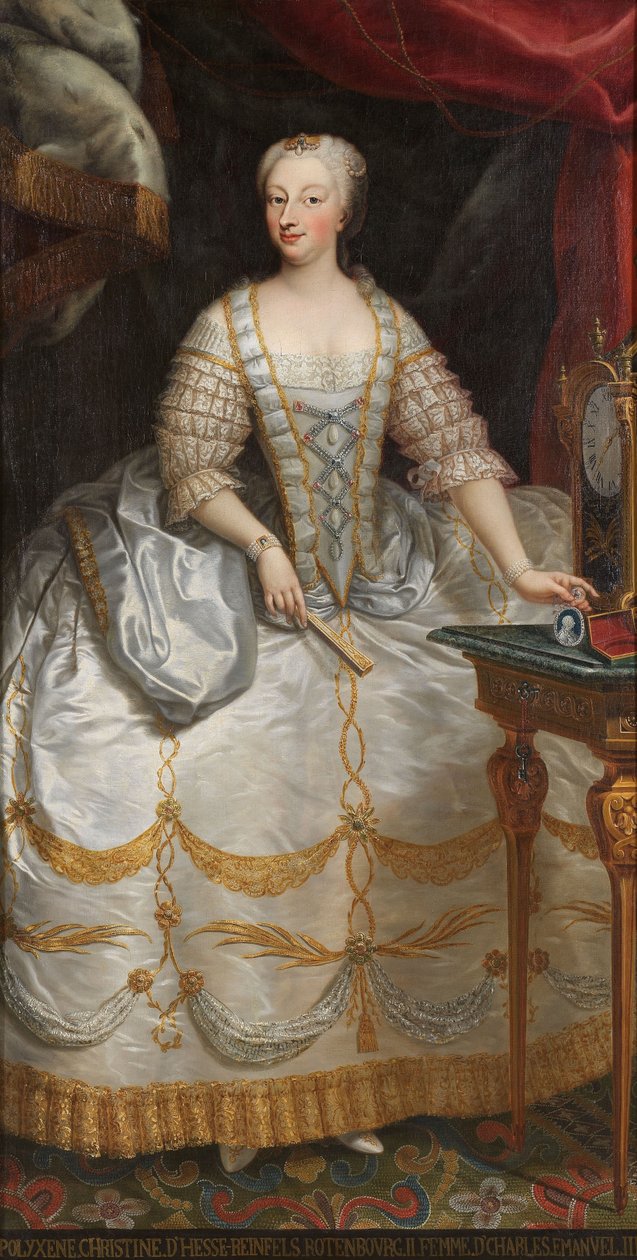 Polyxena av Hessen-Rotenburg 1706-1735, drottning av Sardinien av Unbekannt