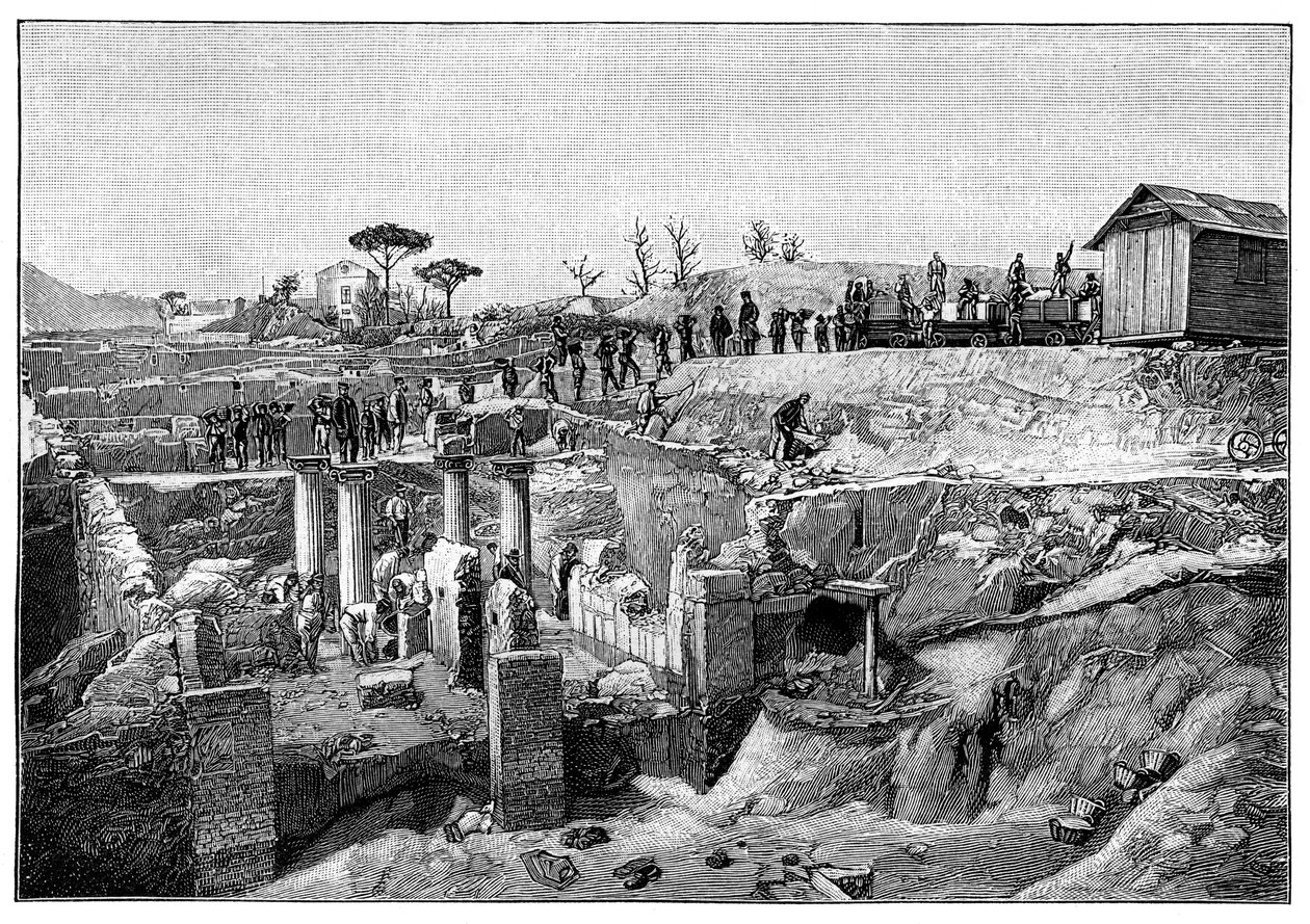 Pompeji, Italien, 1900 av Unbekannt