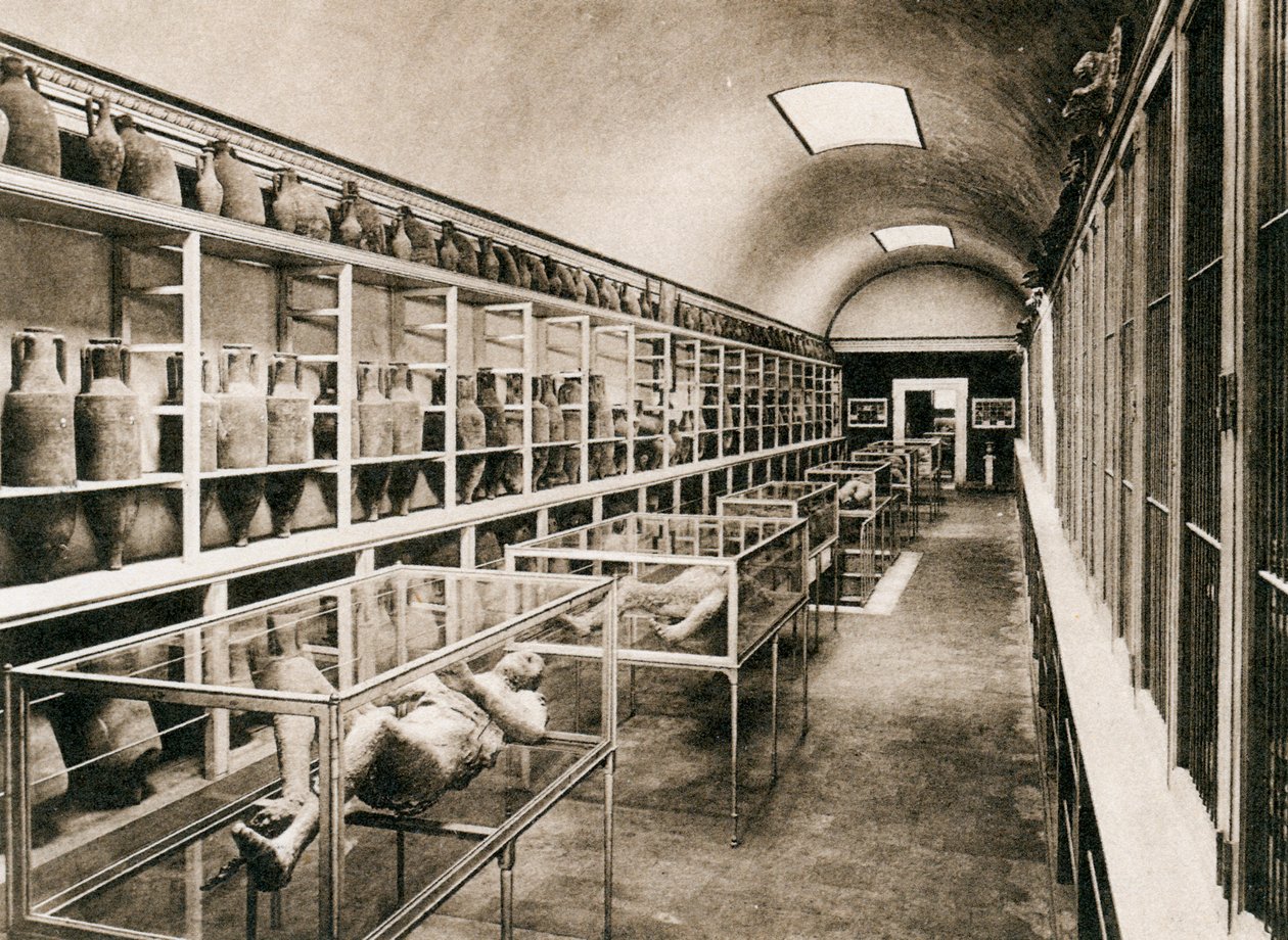 Pompeji museum, Pompeji, Italien, ca 1900-talet av Unbekannt
