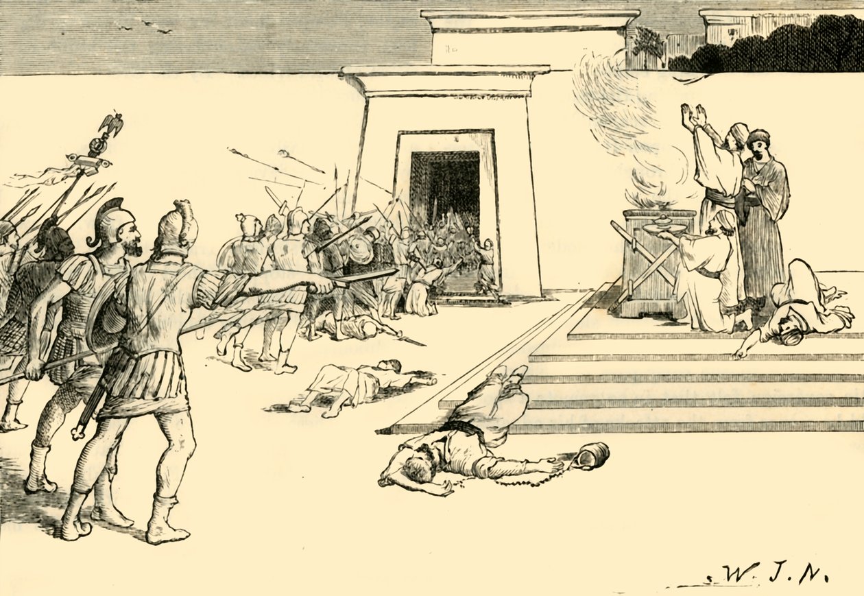 Pompejus i Jerusalems tempel, 1890. av Unbekannt