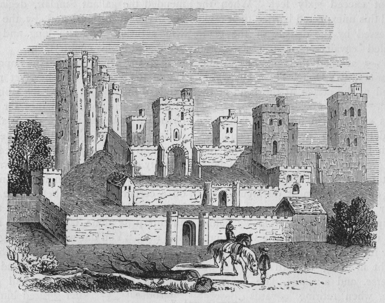 Pontefract Castle, c1880 av Unbekannt