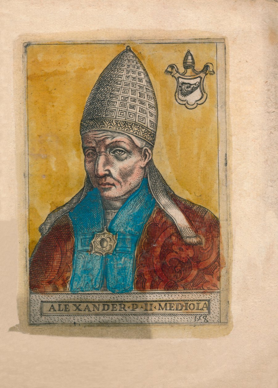 Påven Alexander II. av Unbekannt