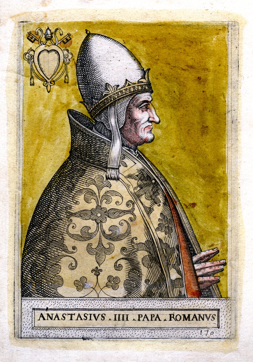 Påven Anastasius IV av Unbekannt