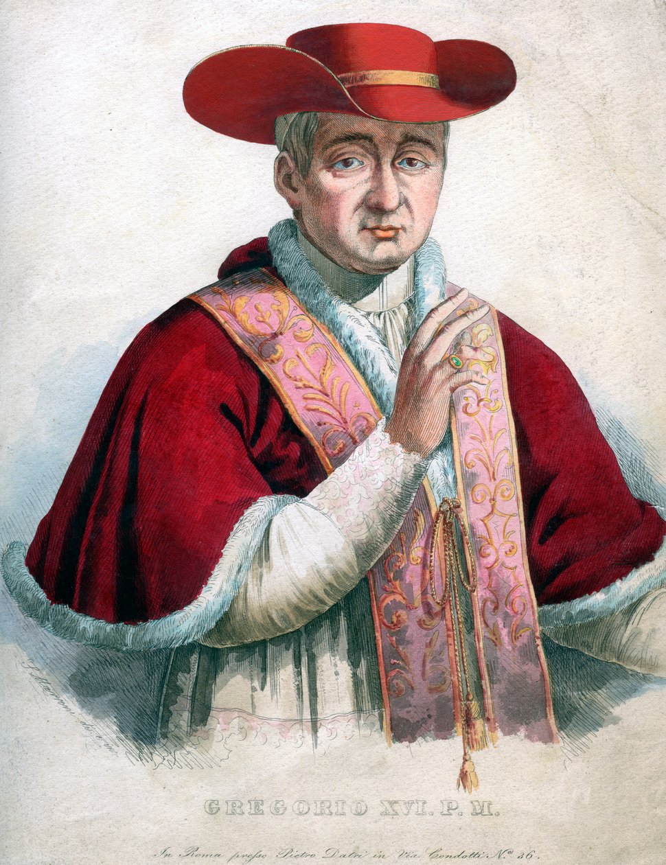Påven Gregorius XVI av Unbekannt