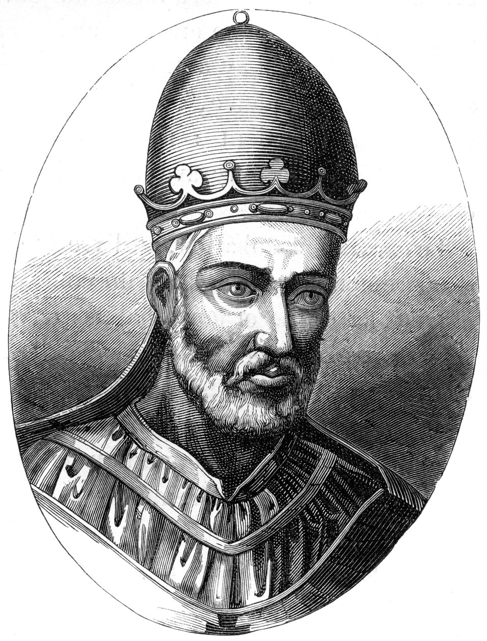 Påven Honorius III 1148-1227, 1849 av Unbekannt