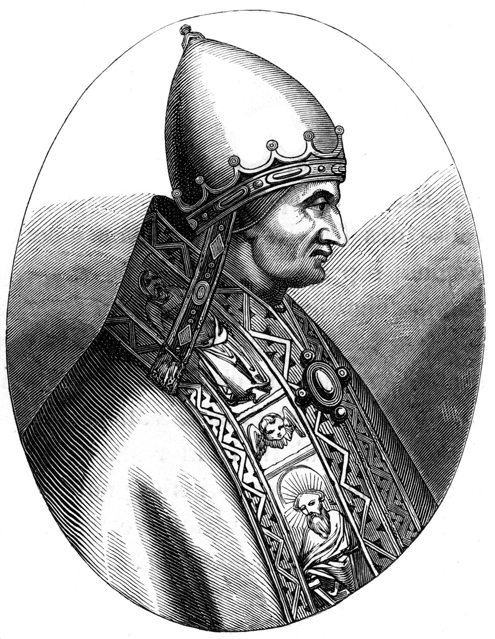 Påven Innocentius IV 1180-1254, 1849 av Unbekannt