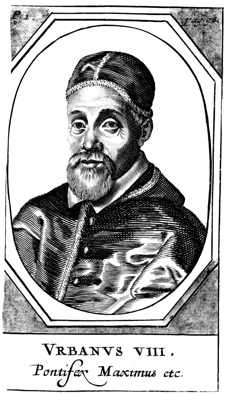 Påve Urban VIII 1568-1644 av Unbekannt