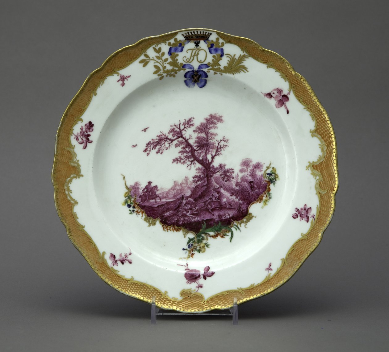 Porslinstallrik från Orlovstjänsten, ca 1770 av Unbekannt