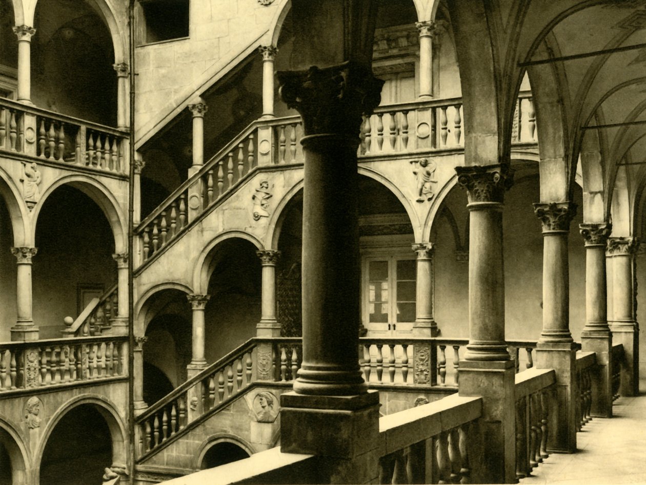 Porcia slott, Spittal an der Drau, Kärnten, Österrike, c1935. av Unbekannt