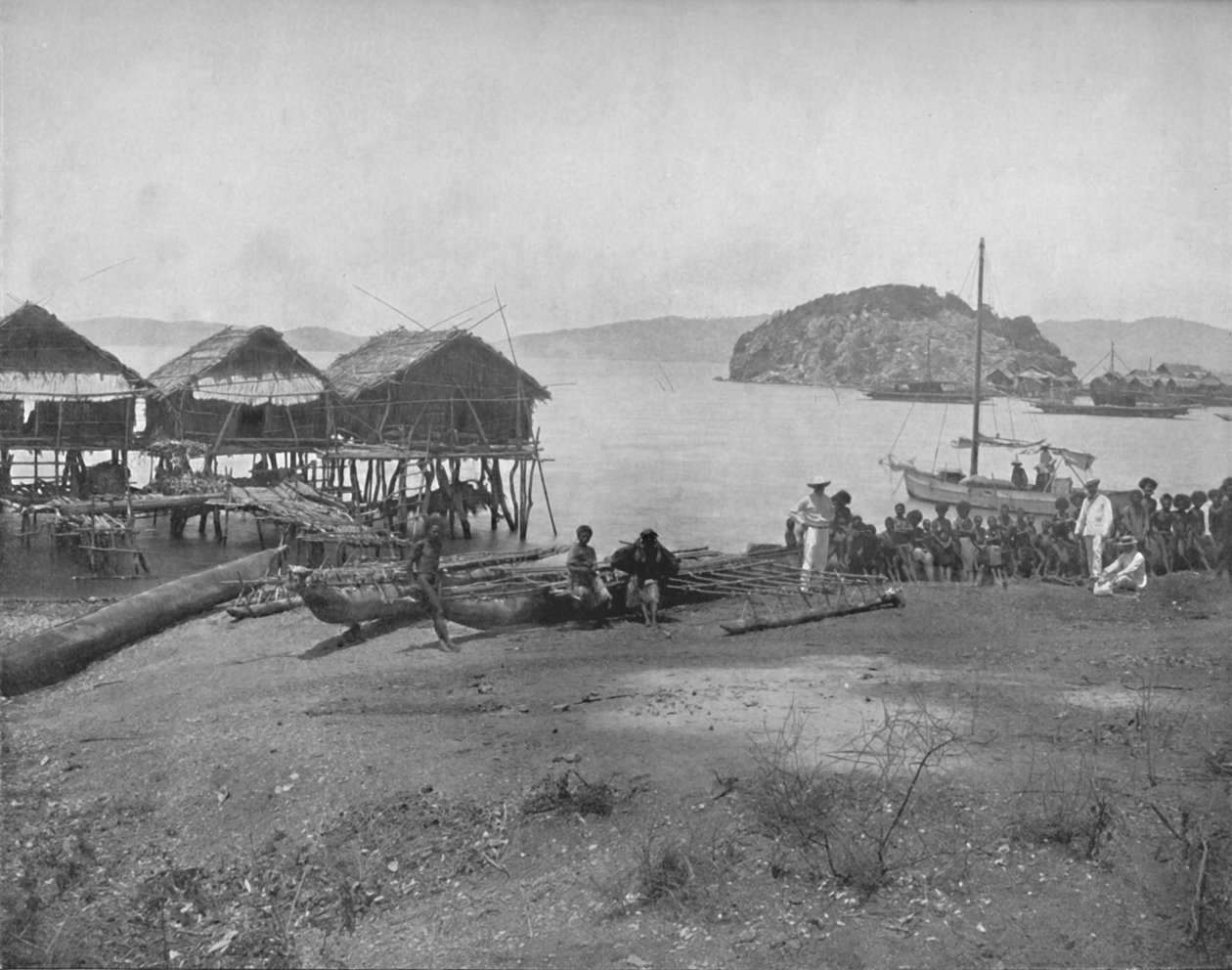 Port Moresby, 1800-talet av Unbekannt