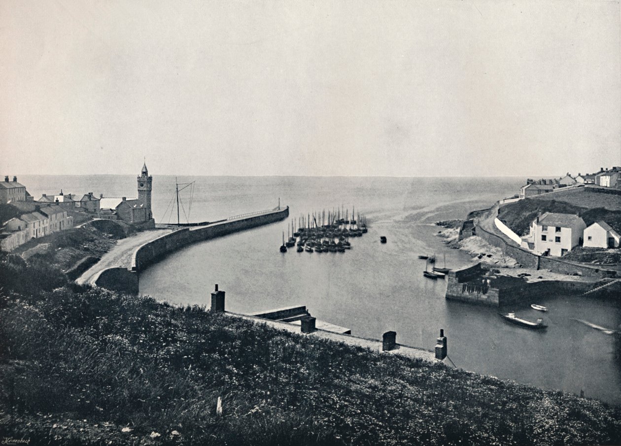 Porthleven - Hamnen och utsikten, 1895 av Unbekannt