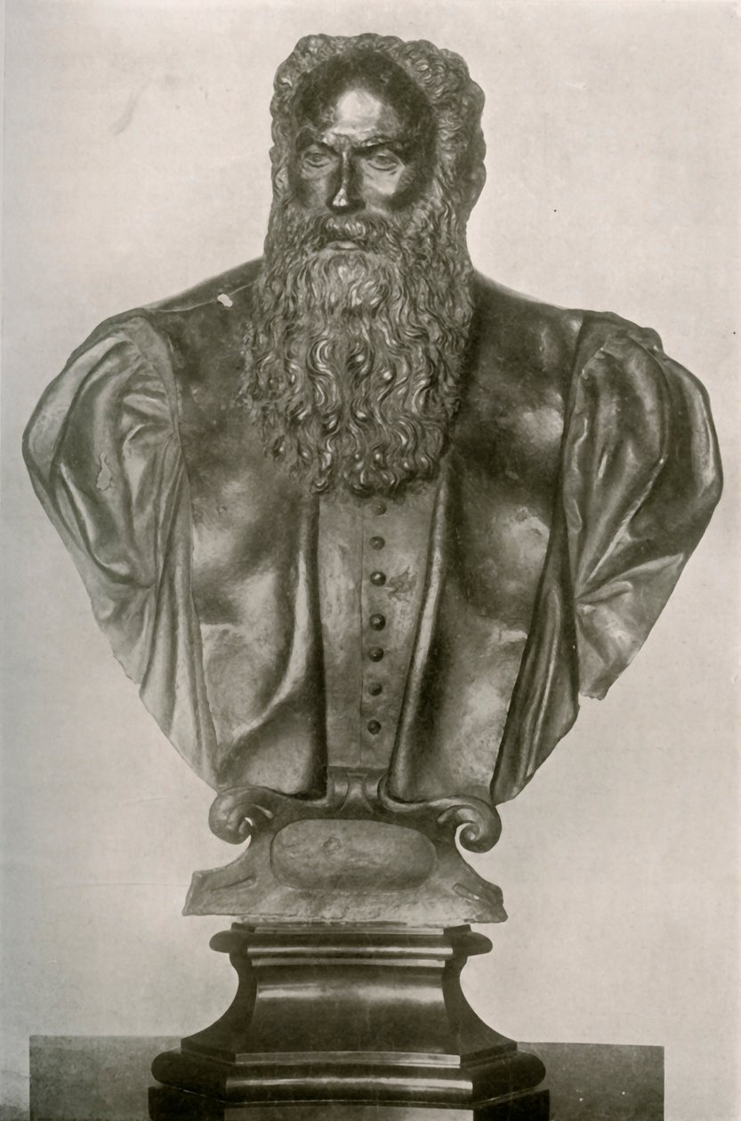 Porträttbyst av Aretino i samling av Mr PAB Widener, Philadelphia, 1908. av Unbekannt