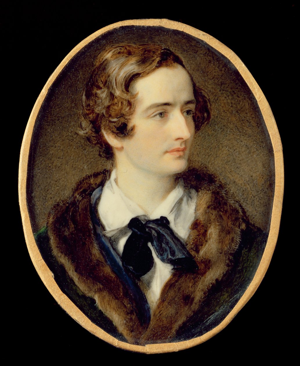 Porträttminiatyr av John Keats (akvarell på elfenben) (detalj av 67539) av Unbekannt