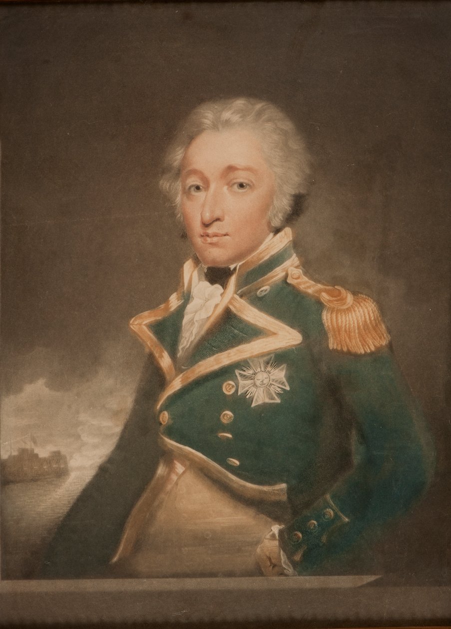 Porträtt av amiral Sir William Sidney Smith 1764-1840. av Unbekannt