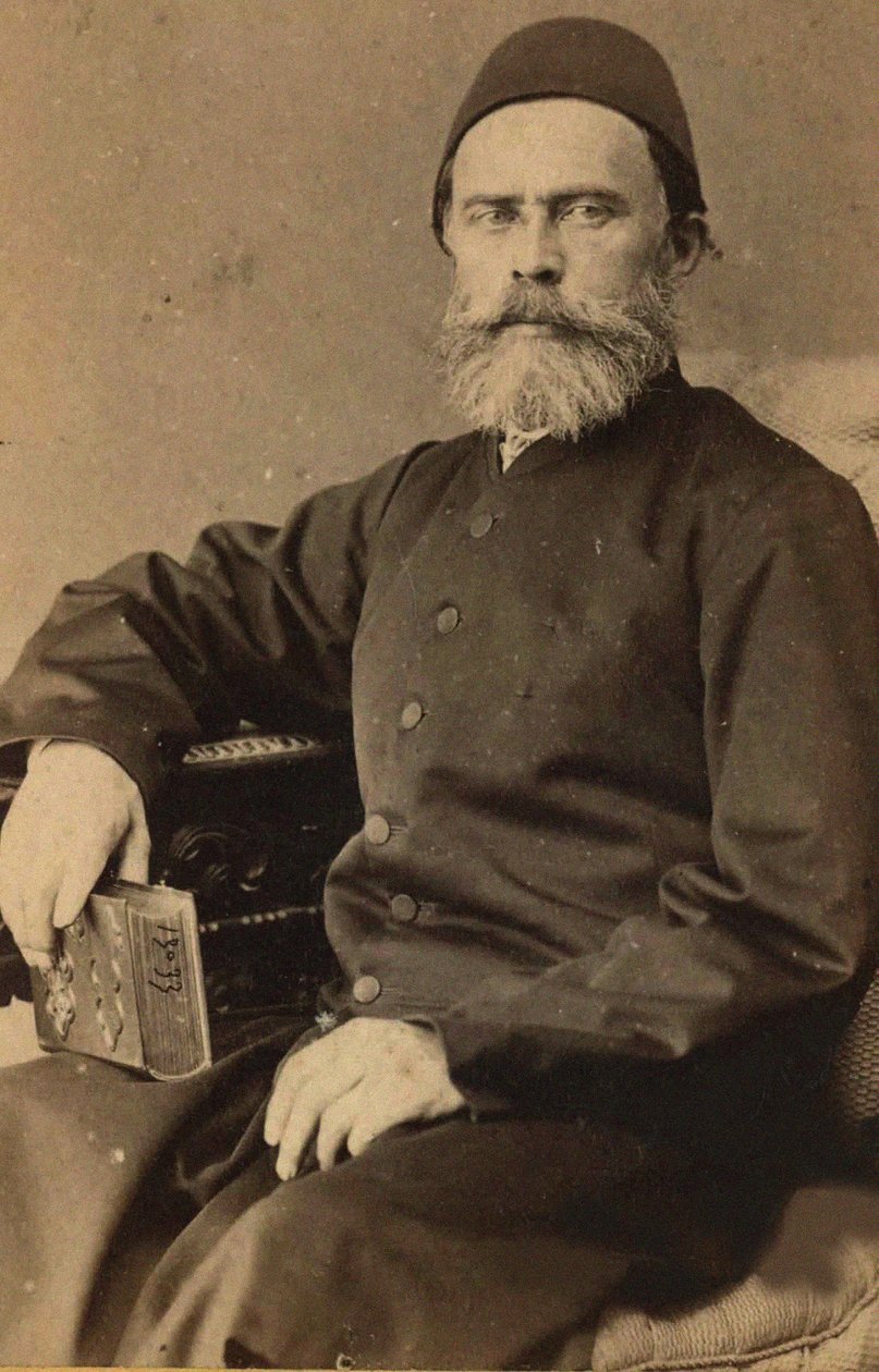 Porträtt av Ahmed Cevdet Pasha 1822-1895, andra hälften av 1800-talet. av Unbekannt