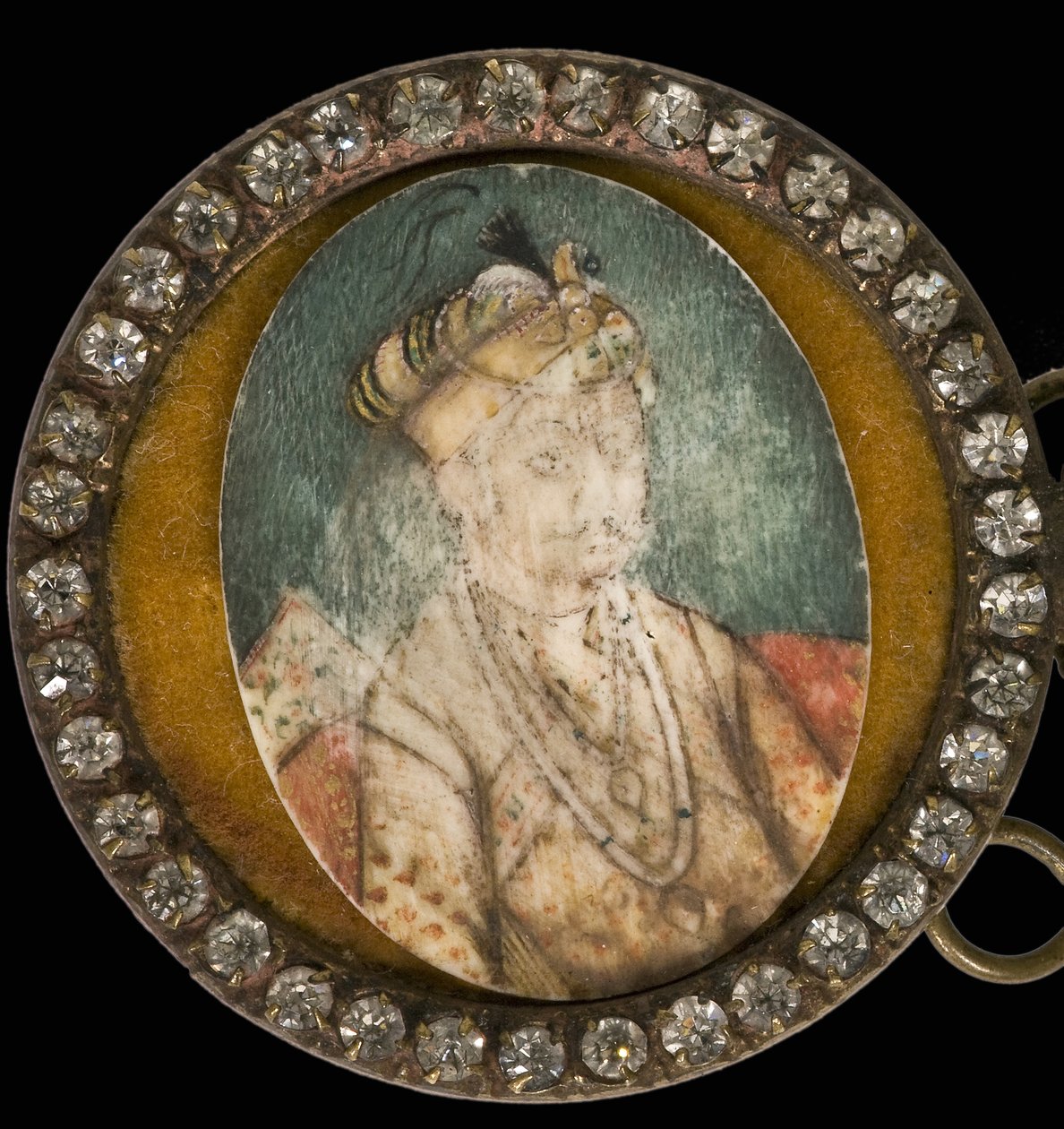 Porträtt av Akbar den store 1542-1605, Mughal kejsare av Unbekannt