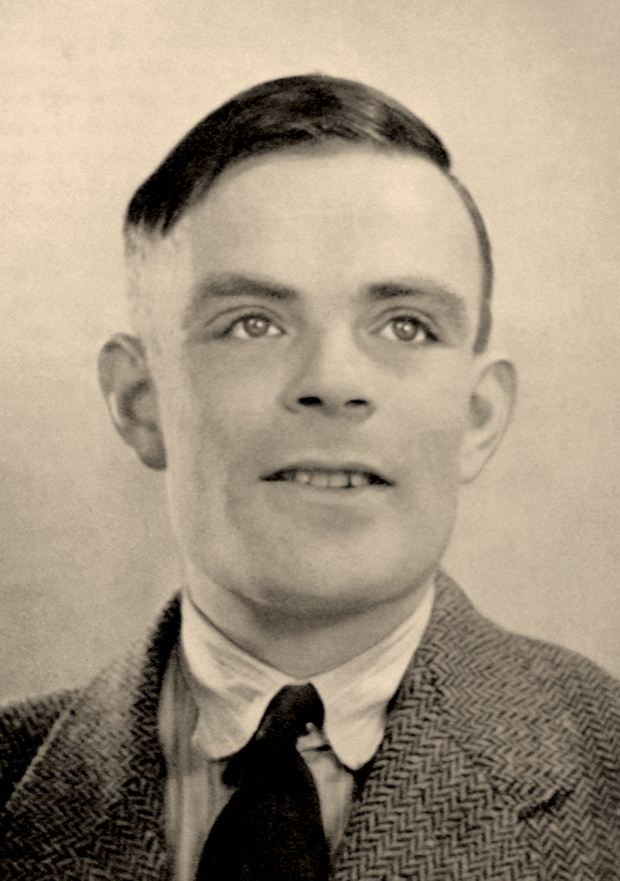 Porträtt av Alan Mathison Turing av Unbekannt