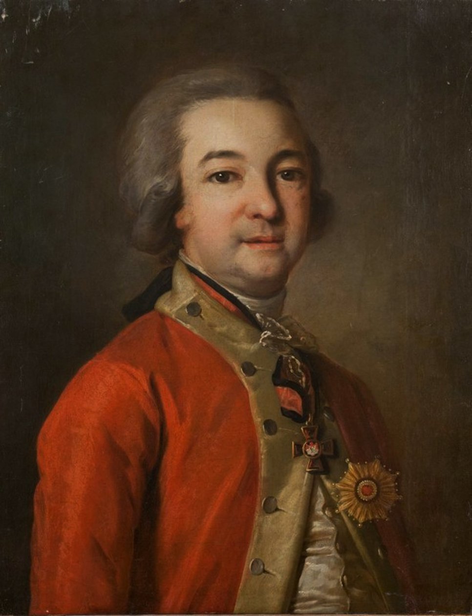 Porträtt av Alexander Khrapovitsky 1749-1801, senator och författare, andra hälften av 1700-talet. av Unbekannt