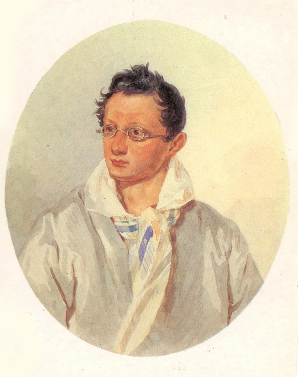 Porträtt av Alexander Nikolajevitj Raevsky 1795-1868, 1820-talet av Unbekannt